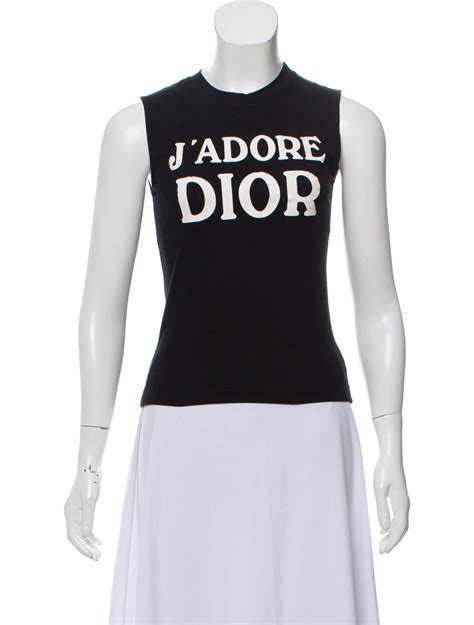 t shirt j'adore dior femme|dior sleeveless shirt.